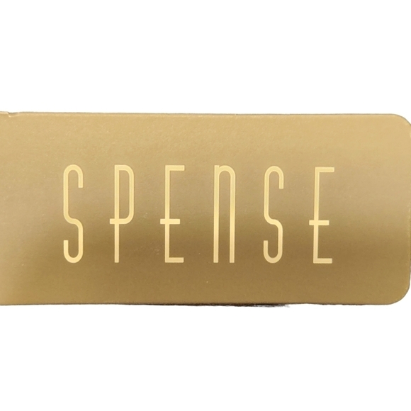 NWT Spense navy blue long-sleeve crew-neck ruffled long dress - Picture 11 of 15